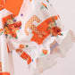 Orange Tennessee Smocked Bow Bubble