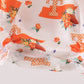 Orange Tennessee Smocked Bow Bubble