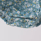 Teal Floral Lace Bow Bubble
