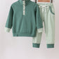 Teal Stripe Jogger Set