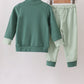 Teal Stripe Jogger Set