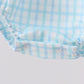 Blue Crocodile Embroidered Bubble