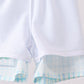 Blue Crocodile Embroidered Swim Trunks