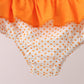 Orange Bow Ruffle 2PC Swimsuit