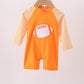 Orange Football One-piece Swimsuit