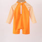 Orange Football One-piece Swimsuit