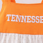 Orange Tennessee Applique Ruffle Shorts Set