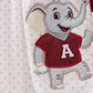 Maroon Alabama Applique Ruffle Shorts Set