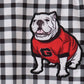 Red Georgia Applique Gingham Jon Jon