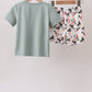 Sage Mallard French Knot Shorts Set