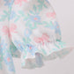 Pink Floral Bow Print Bubble