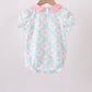 Pink Floral Bow Print Bubble