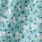 Green Floral Smocked Ruffle Dress