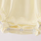 Cream smocked bubble