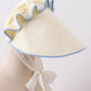 Cream lace bonnet
