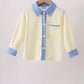 Cream button down shirt