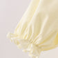 Cream smocked mom dress