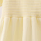 Cream smocked mom dress