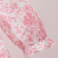 Pink Floral Smocked Dress