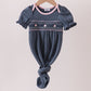 Garden Rose Smocked Gown