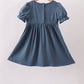 Garden Rose Smocked Ruffle Dress