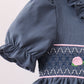 Garden Rose Smocked Ruffle Pants Set