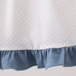 Blue Apple Crayon French Knot Ruffle Dress