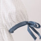 Blue Apple Crayon French Knot Ruffle Dress