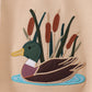Camouflage duck applique bubble
