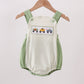 Monster truck embroidery stripe bubble