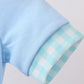 Blue Chicken Applique Bubble