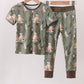 Green Hunting Bamboo Pajama Set