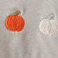 Orange Pumpkin Embroidery Ruffle Bloomer Set