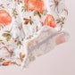 Orange Pumpkin Embroidery Ruffle Bloomer Set
