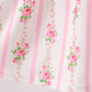 Pink Pumpkin Embroidery Ruffle Dress