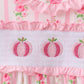 Pink Pumpkin Embroidery Ruffle Pants Set