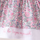 Pink Floral Embroidery Bloomer Set