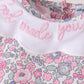 Pink Floral Embroidery Bubble