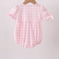 Pink Mallard Applique Gingham Bubble