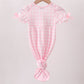 Pink Mallard Embroidery Gown
