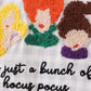 Green Hocus pocus french knot gingham romper