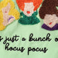 Green Hocus pocus french knot pants set