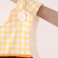 Mustard Candy Embroidery Gingham Jon Jon