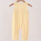 Mustard Candy Embroidery Gingham Jon Jon