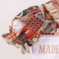 Brown Made to Worship Embroidery Bloomer Set