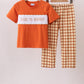 Made to Worship Embroidery Grid Pants Set
