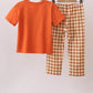 Made to Worship Embroidery Grid Pants Set