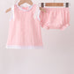 Pink Lace Jacquard Bloomer Set