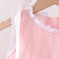 Pink Lace Jacquard Bloomer Set