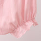 Pink Lace Jacquard Bloomer Set
